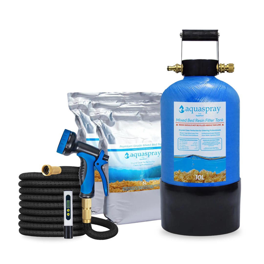 3 Gallon Deionizing Resin Tank Kit with Sprayer, Hose, and TDS Meter