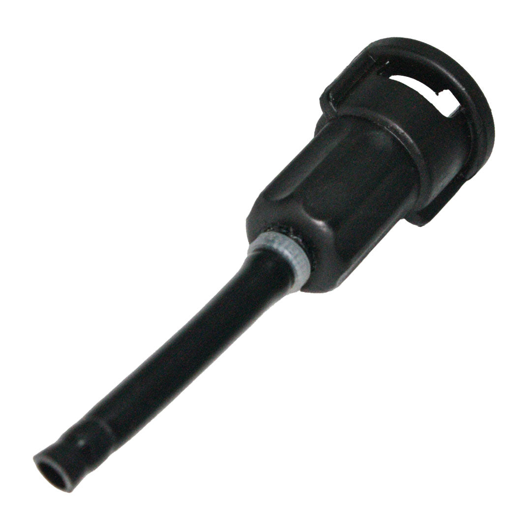 Side view of Aqua Pro Vac upholstery tool with black water hose and durable coupling connector.